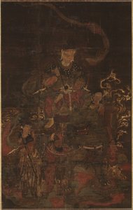 Monju und Begleiter, 1200er Jahre