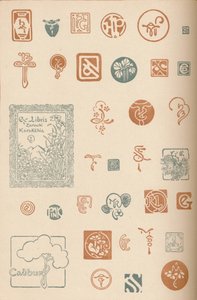 Monogramme und Zeichen, ca. 1890, 1905 von Unbekannt