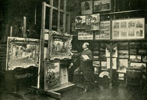 Monsieur Detaille in seinem Atelier, 1900 von Unbekannt