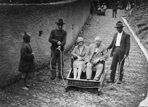Monte-Schlitten, Madeira, Portugal, ca. 1920er-1930er von Unbekannt