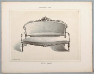 Monatliches Album der Möbeltischler von Unbekannt