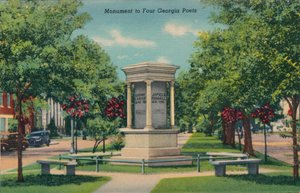 Denkmal für vier Dichter aus Georgia, 1943 von Unbekannt