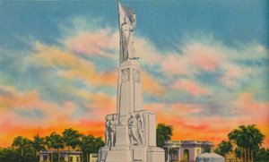 Denkmal für die Flagge, Barranquilla, um 1940er