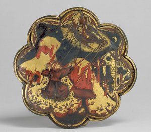 Franz von Assisi empfängt die Stigmata, italienisch, ca. 1300-1350 von Unbekannt