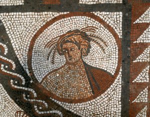 Mosaikboden, Lullingstone Römische Villa, Eynsford, Kent, ca. 1980-ca. 2017