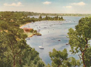 Mosman Bay, Keanes Point, Peppermint Grove, ca. 1947 von Unbekannt