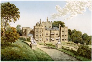 Mount Edgcumbe, Cornwall, Heim von Lord Mount Edgcumbe, ca. 1880