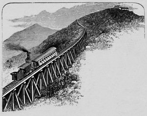Mount Washington Eisenbahn, 1883 von Unbekannt