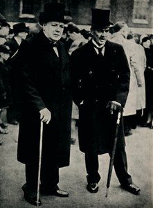 Mr. Chamberlain und Mr. Churchill, 23. Februar 1940, 1945 von Unbekannt