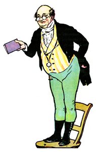 Mr. Pickwick, aus Die Pickwickier von Charles Dickens, 1912 von Unbekannt
