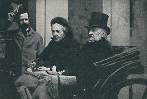 Herr und Frau Gladstone fahren durch Glasgow bei der Parlamentswahl von 1892, 1900 von Unbekannt