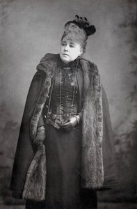 Mrs. Bancroft geb. Marie Wilton 1840-1921, englische Schauspielerin, ca. 1890 von Unbekannt