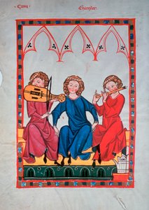 Musiker, 1304-1340 von Unbekannt