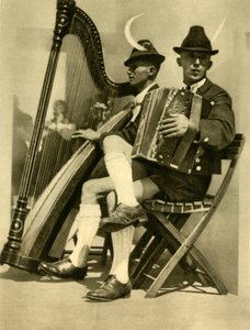 Musiker, Tirol, Österreich, ca. 1935 von Unbekannt