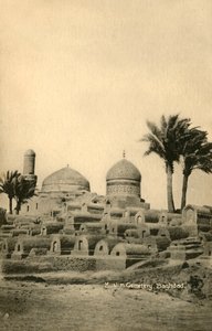 Muslimischer Friedhof, Bagdad von Unbekannt