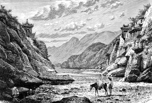Nan-Kow, Tor der Großen Mauer, von Pata-Ling, ca. 1890 von Unbekannt