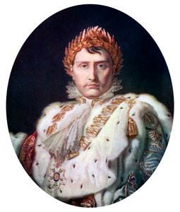 Napoleon I. in seinem Krönungsgewand, um 1804, um 1920 von Unbekannt