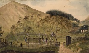 Napoleons Grabstätte auf St. Helena, 1833 von Unbekannt