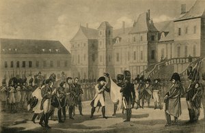 Napoleons Abreise von Fontainebleau, 20. April 1814, 1921