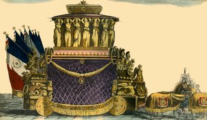 Napoleons Leichenwagen, 1840, 1921 von Unbekannt