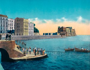 Neapel - Via Partenope und Castello dell
