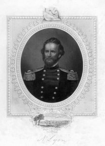 Nathaniel Lyon 1818-1861, amerikanischer General, 1863 von Unbekannt