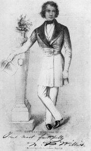 Nathaniel Parker Willis 1806-1867, amerikanischer Autor, Dichter und Herausgeber, 19. Jahrhundert, 1908