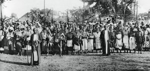 Einheimische Tänzer in Mombasa, 1924-1925, 1937