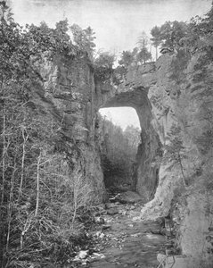 Natural Bridge, Virginia, USA, um 1900