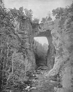 Natural Bridge, Virginia, um 1897 von Unbekannt