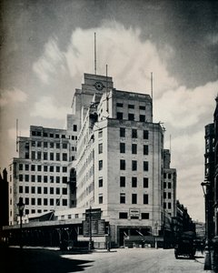 Kurz vor der Fertigstellung: Die neuen Büros der U-Bahn, 1929