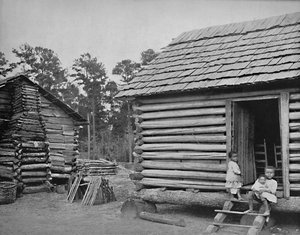 Neger-Blockhütten, Thomasville, Georgia, ca. 1897