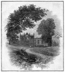 Newstead Abbey, das Stammschloss von Lord Byron, 1888