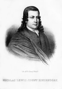 Nikolaus Ludwig von Zinzendorf, deutscher religiöser und sozialer Reformer, 1854 von Unbekannt