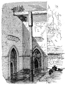 Nilometer auf der Insel Roda, Kairo, Ägypten, ca. 1895 von Unbekannt
