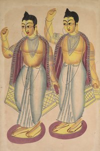 Nitai und Gaur, 1800er Jahre