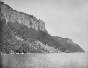 Nördliches Ende der Palisaden, Hudson River, ca. 1897
