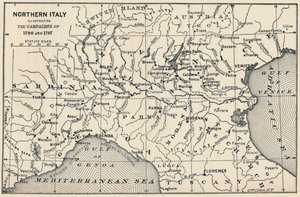 Norditalien - Darstellung der Feldzüge von 1796 und 1797, 1896