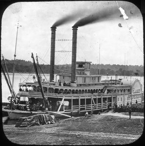 Northern Line Packet Company Raddampfer Lake Superior, USA, ca. 1870er