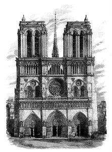 Notre Dame, Paris, ca. 1888