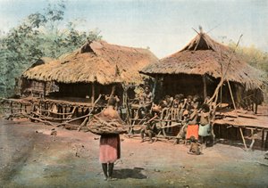 Neuguinea. Karapuna. Eingeborenendorf von Unbekannt