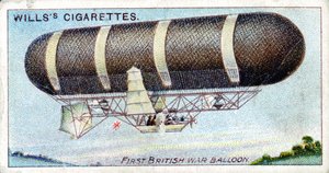 Nulli Secundus, erster britischer militärischer lenkbarer Ballon, 1905-1907 ca. 1910