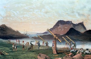Beobachtung einer totalen Sonnenfinsternis, 1851 1857 von Unbekannt
