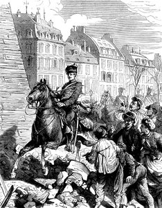 Besetzung von Paris durch die Deutschen nach dem Deutsch-Französischen Krieg, Februar 1871, ca. 1880
