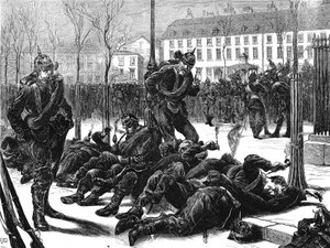 Besetzung von Paris durch die Deutschen nach dem Deutsch-Französischen Krieg, März 1871