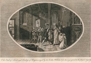 Odo, Earl of Kent und Bischof von Bayeux, von seinem Bruder Wilhelm I. ergriffen, 1082, 1793 von Unbekannt