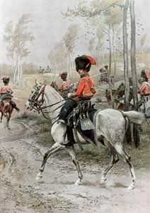 Offizier der Husaren, 1889 von Unbekannt