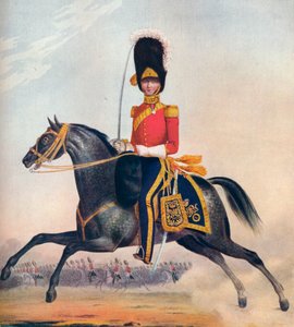 Offizier der 2. R. N. Brit. Dragoner, um 1833 von Unbekannt