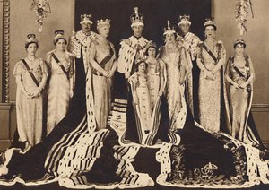 Offizielle Krönungsgruppe, 1937 von Unbekannt
