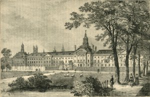 Altes Bethlehem Hospital, Moorfields um 1750, ca. 1872